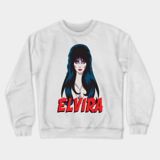 Elvira fan art Crewneck Sweatshirt